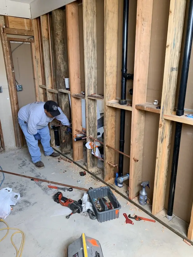 Commercial rough-in plumbing for Water Heater Replacement in Hamtramck